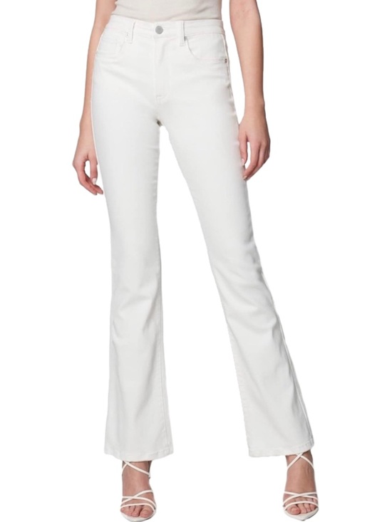 Nordstrom Denim - BLANKNYC The Hoyt White High-Rise Mini Flare Stretch Nordstrom Jeans Size 6 / 28
